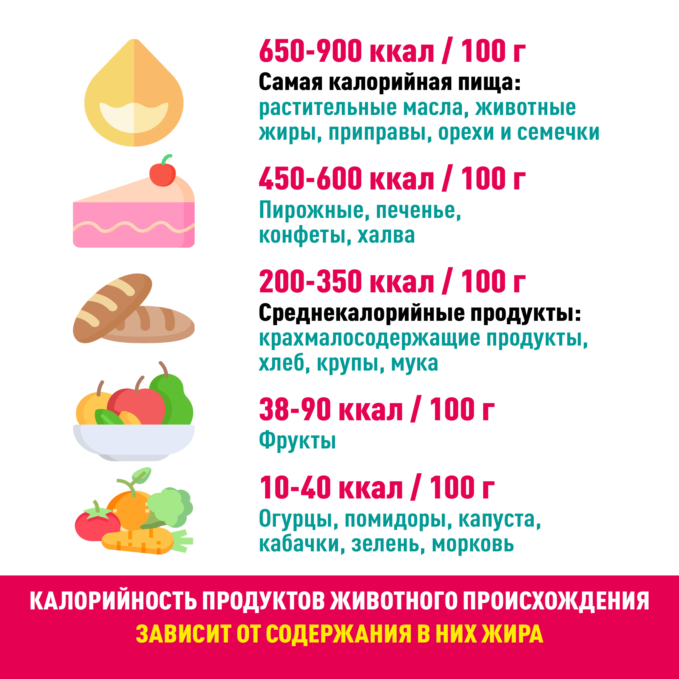 Инфографика питания